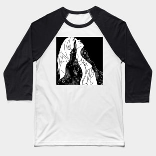 Crying space girl Baseball T-Shirt